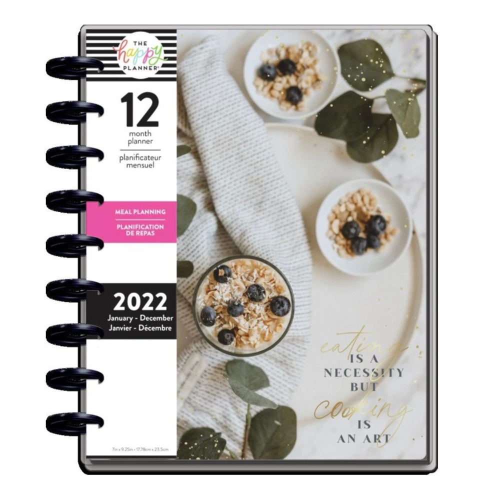 2022 Foodie Classic Meal Planning Happy Planner